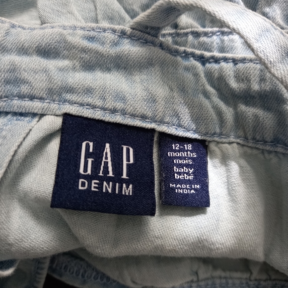 Gap Chambray Matching Tank & Shorts Set - Picture 5 of 6